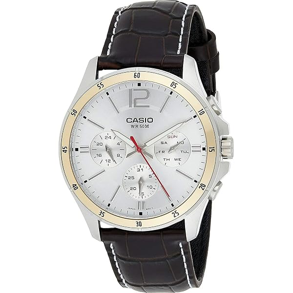 Casio MTP-1375L-1 Men's Analogue Quartz Watch with Leather Strap